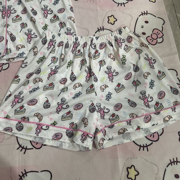 Roller Rabbit Monkey Print Pajama Set - Picture 3 of 6